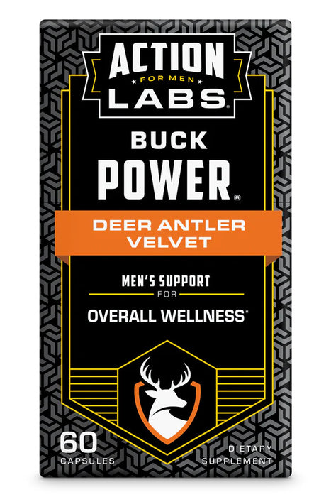 Buck Power Deer Antler Velvet 500 mg, 60 cap