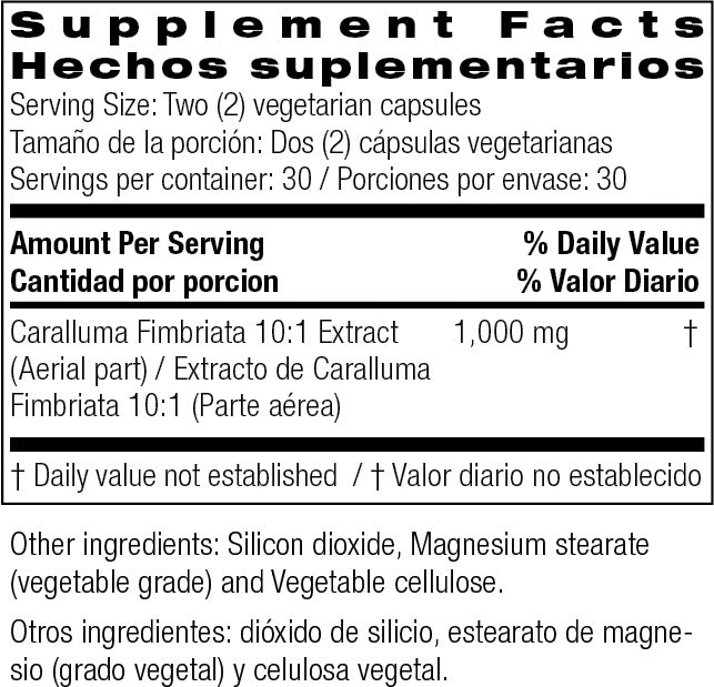 Caralluma 1000 mg, 60 vcap