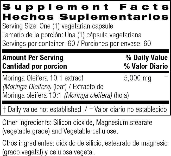 Moringa 5000 mg, 60 vcap