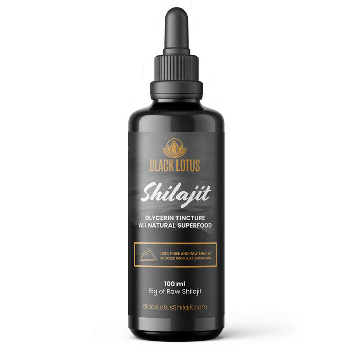 Black Lotus Pure Shilajit Glycerin Tincture, 50 ml