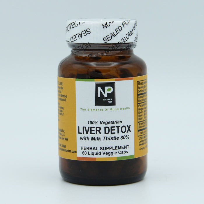 Liver Detox with Milk Thistle, 60 liq vcap