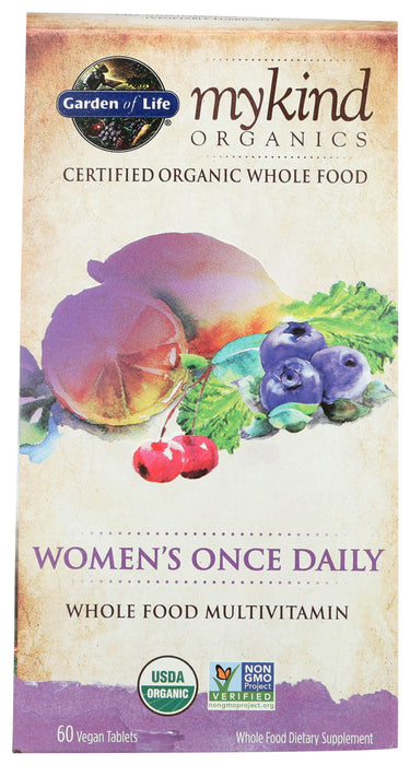 mykind Organics Women's Once Daily, 60 tab