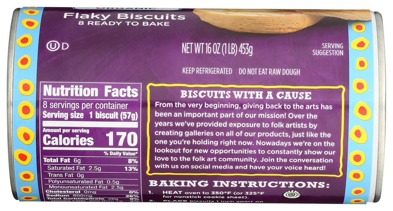 Flaky Biscuits, Org, 16 oz