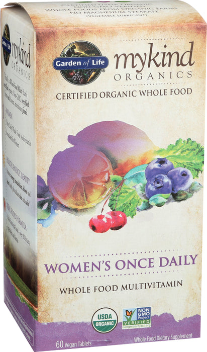 mykind Organics Women's Once Daily, 60 tab