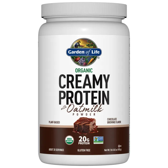 Organic Creamy Protein, Chocolate Brownie, Vegan Org, 920 g