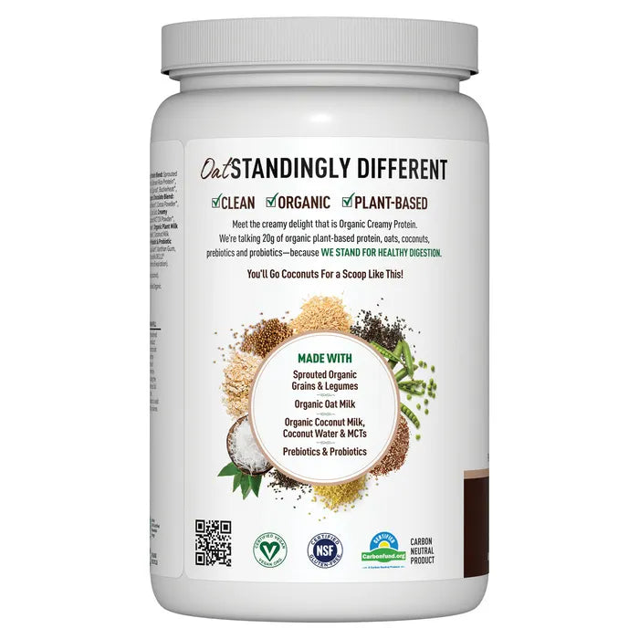 Organic Creamy Protein, Chocolate Brownie, Vegan Org, 920 g