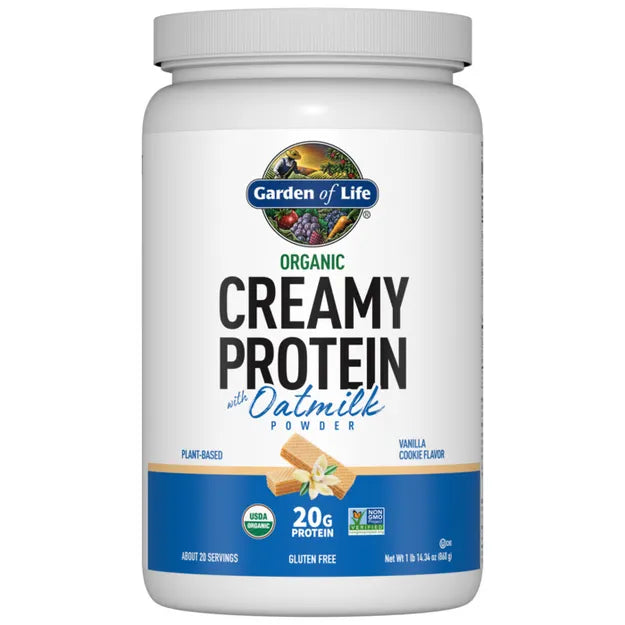 Organic Creamy Protein, Vanilla Cookie, Vegan Org, 860 g