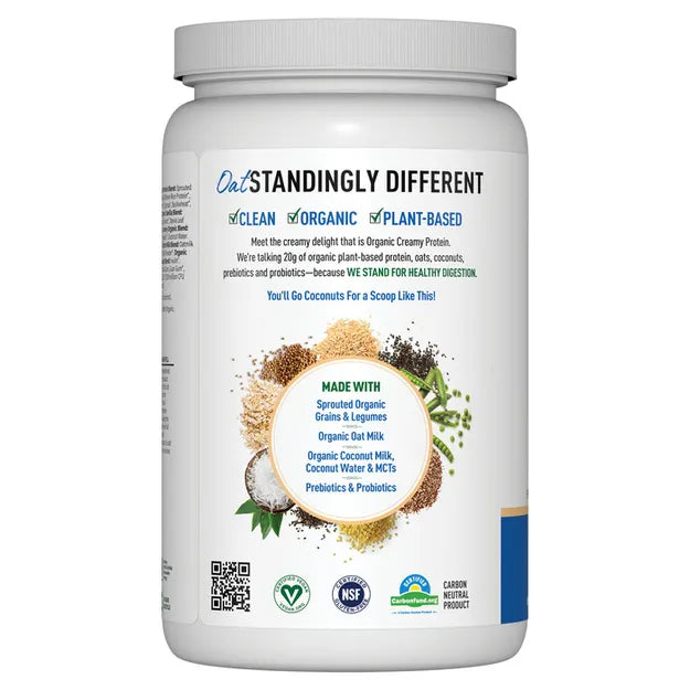 Organic Creamy Protein, Vanilla Cookie, Vegan Org, 860 g