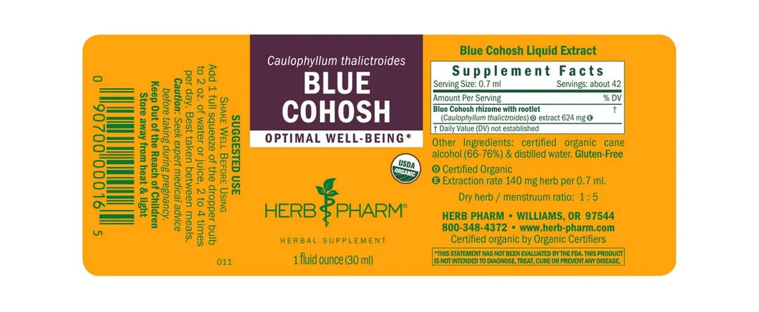 Blue Cohosh Extract, 1oz