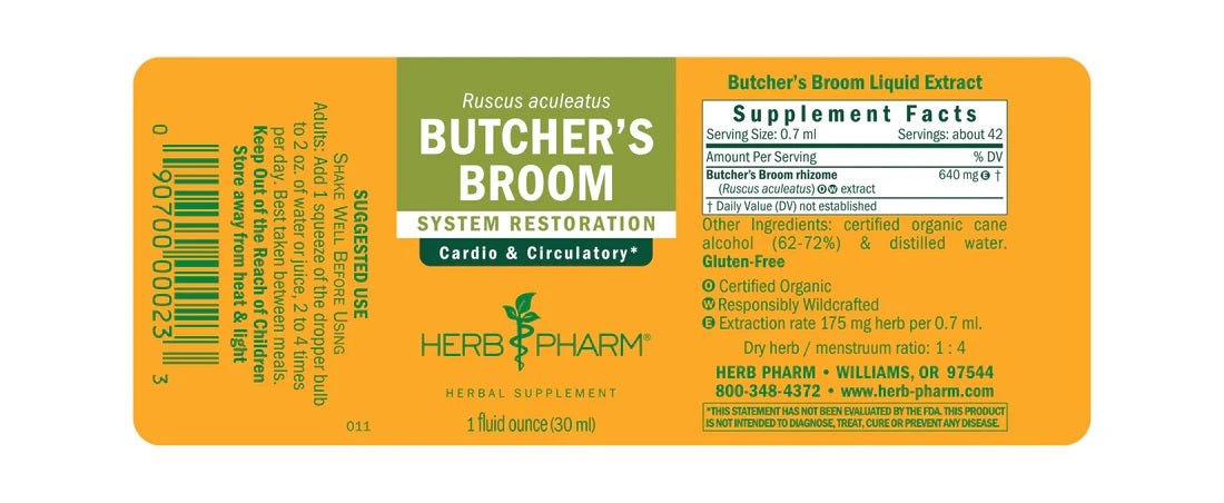 Butcher's Broom, 1floz