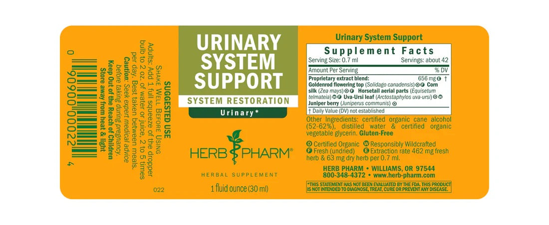 Urinary System Support 1 oz