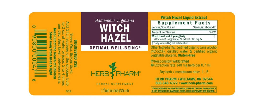 Witch Hazel Extract, 1 oz