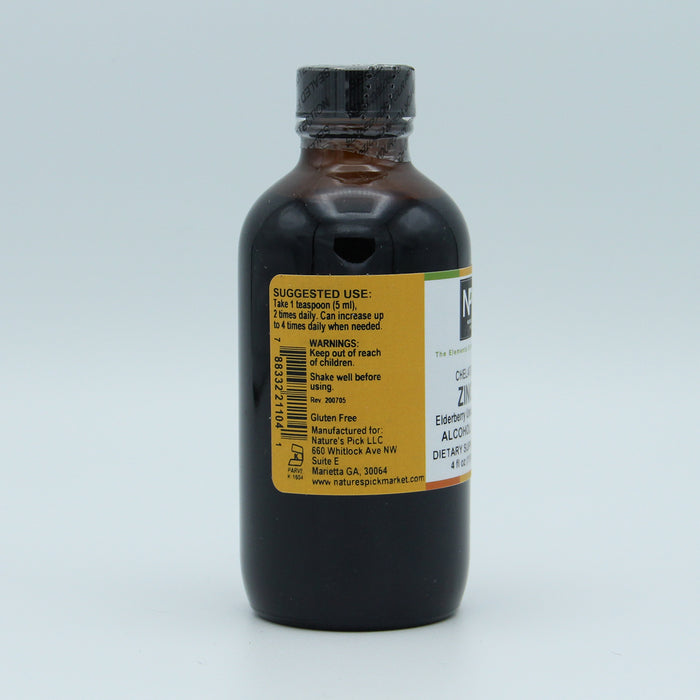 Zinc Chelated with Elderberry / Umckaloabo AF, 4 fl oz