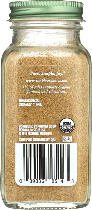 Cumin Ground, Org, 2.31 oz