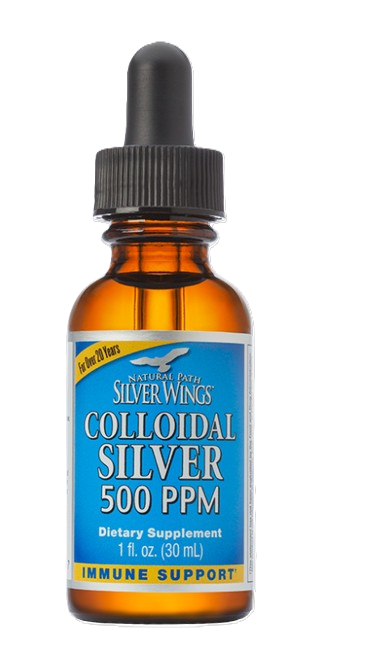 Colloidal Silver, 500 PPM, 1 floz