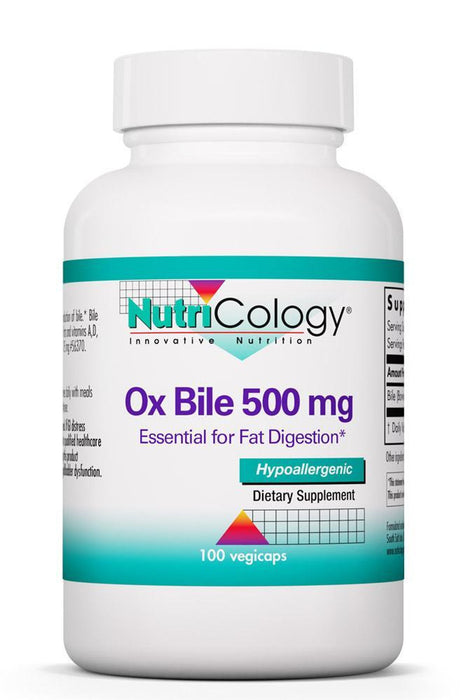 Ox Bile, 500 mg, 100 cap