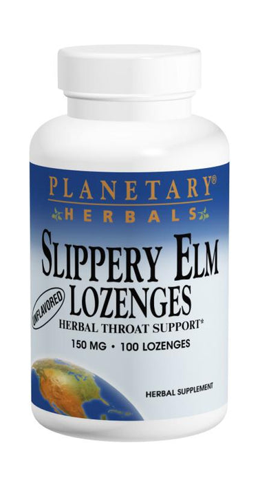 Slippery Elm Lozenges, Tangerine, 24 loz