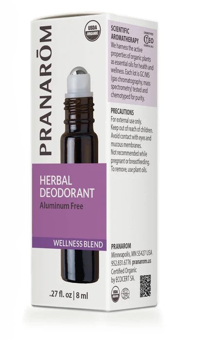 Herbal Deodorant, Org, 8 ml