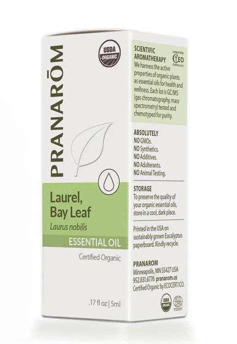 Laurel Bay Leaf Essential Oil, Org, 5 ml