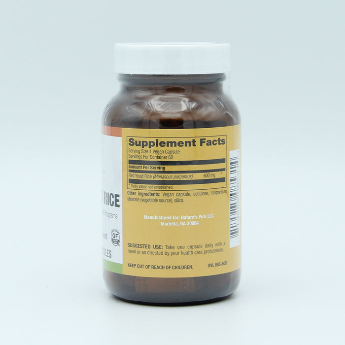 Red Yeast Rice, Soy Free, 60 vcap
