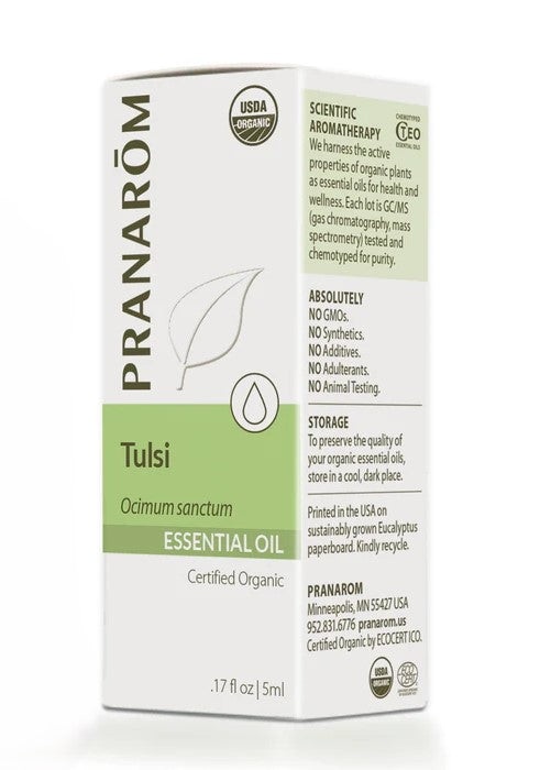 Tulsi Essential Oil, Org, 5 ml