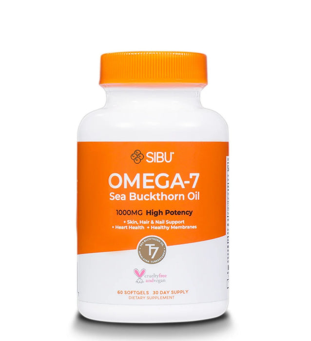 Omega-7 Sea Buckthorn Oil 1000mg, 60 sgel