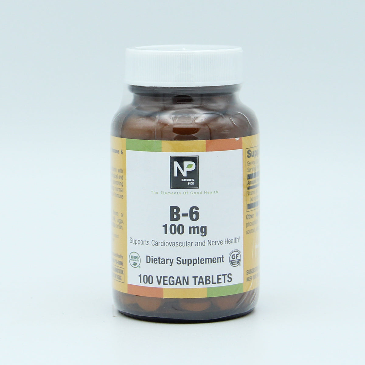 B-6 100 mg, 100 vtab — Natures Pick Market