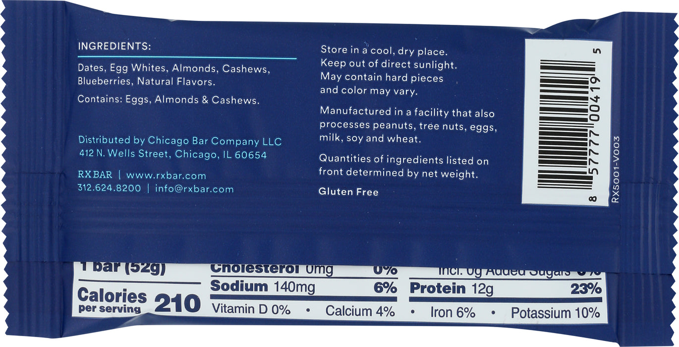 Blueberry Protein Bar, 1.8 oz