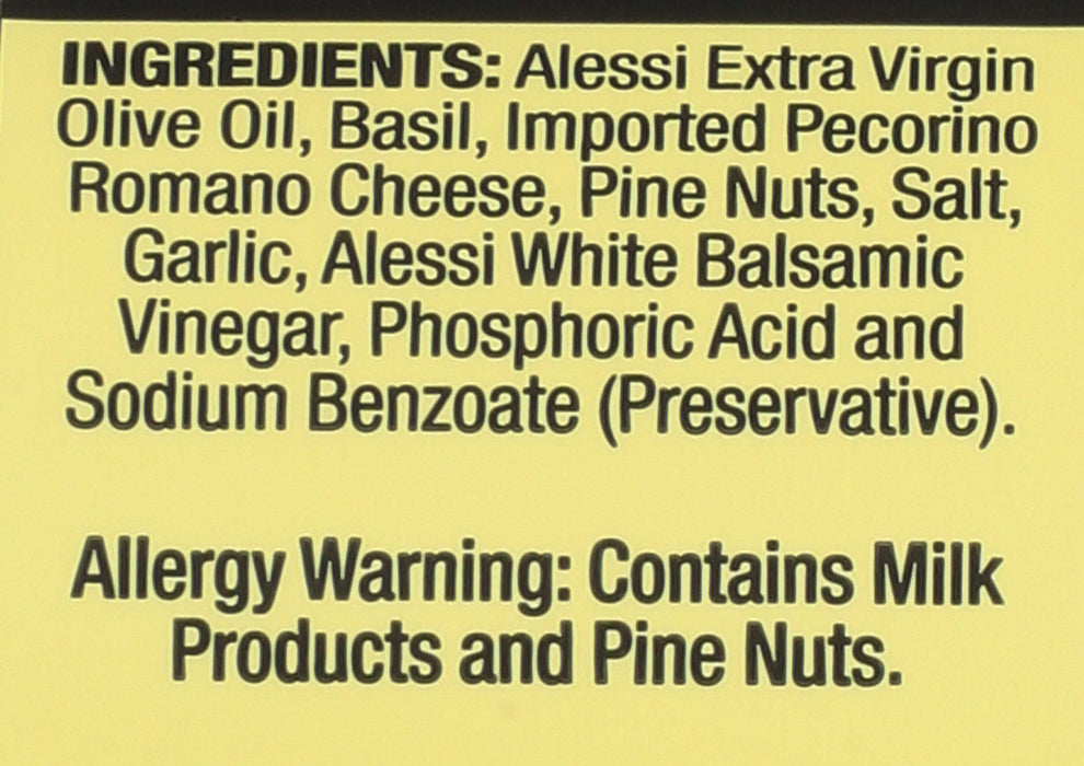 Pesto with Pine Nuts, 3.5 oz