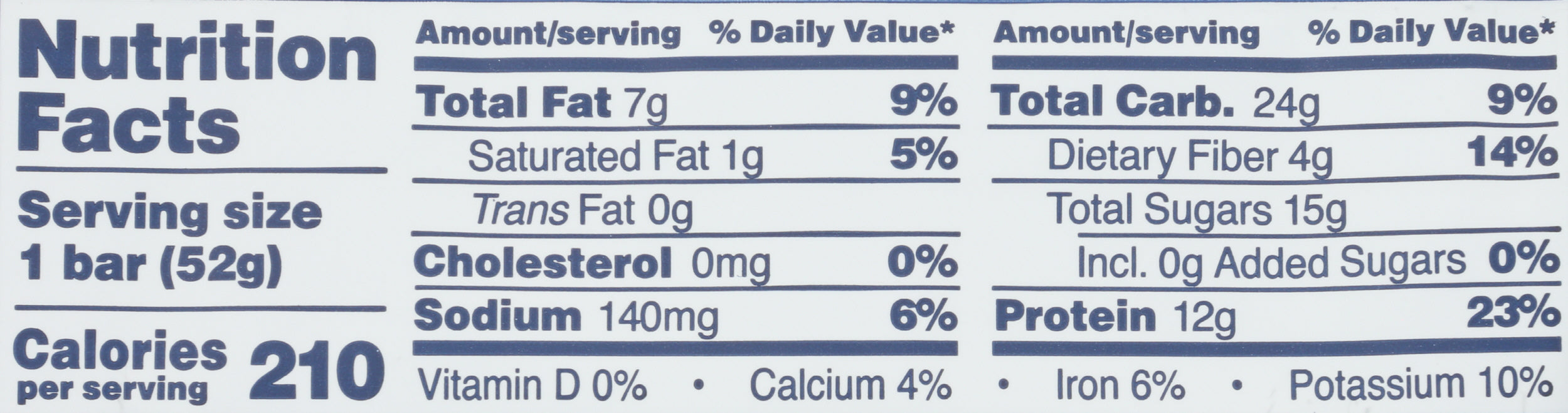 Blueberry Protein Bar, 1.8 oz