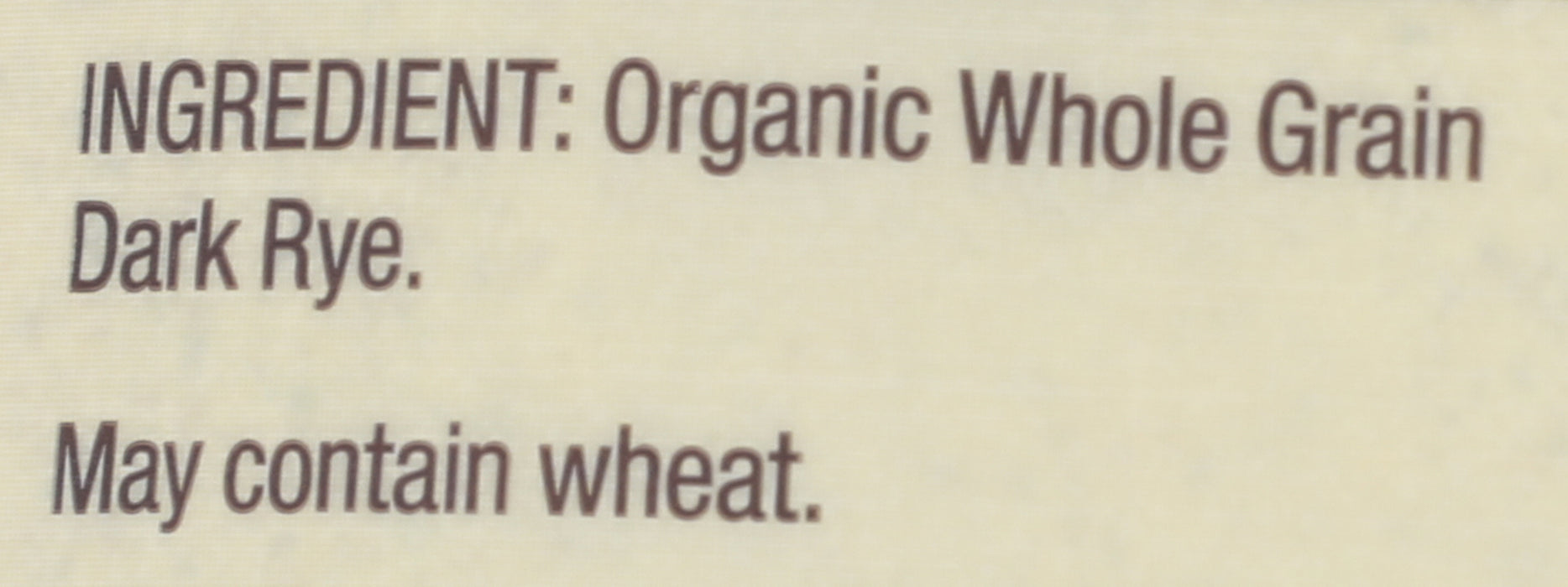 Dark Rye Flour, Org, 20 oz