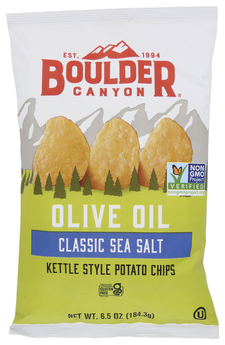 Potato Chips Olive Oil, Sea Salt, GF, 6.5 oz