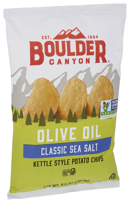 Potato Chips Olive Oil, Sea Salt, GF, 6.5 oz