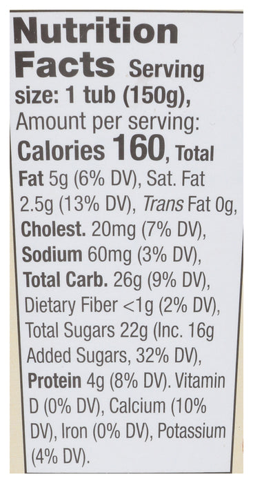 Cream Top Whole Milk Yogurt, Blueberry, 5.3 oz