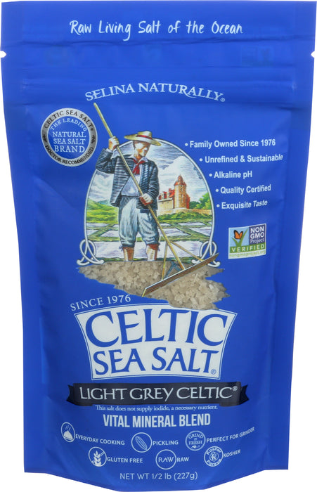Light Grey Celtic Sea Salt, 1/2 lb