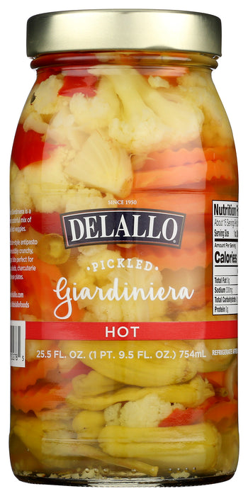 Pickeled Giardiniera, Hot, 25.5 oz