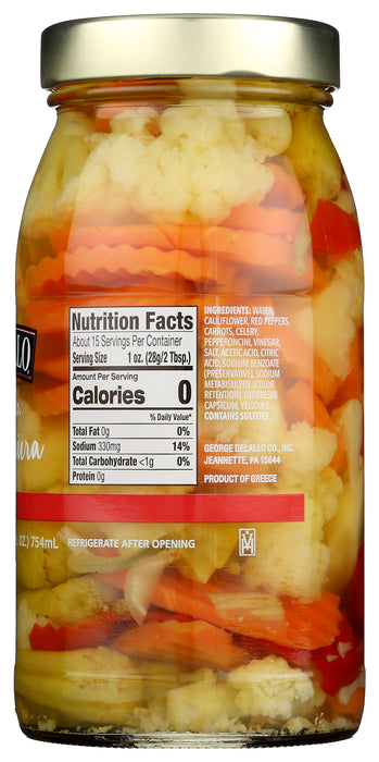 Pickeled Giardiniera, Hot, 25.5 oz