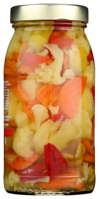 Pickeled Giardiniera, Hot, 25.5 oz