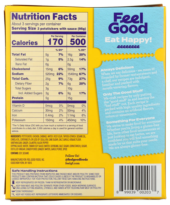 Chicken Potstickers, GF, 10 oz