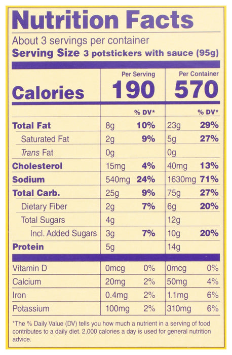 Pork Potstickers, GF, 10 oz
