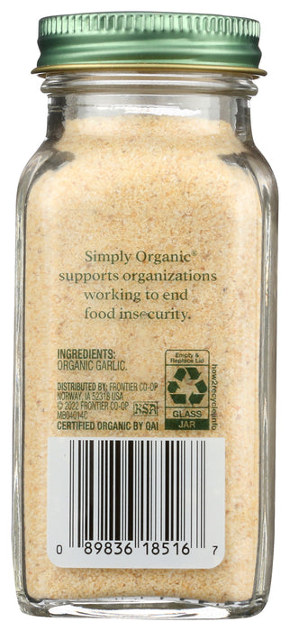 Garlic Powder, Org, 3.64 oz