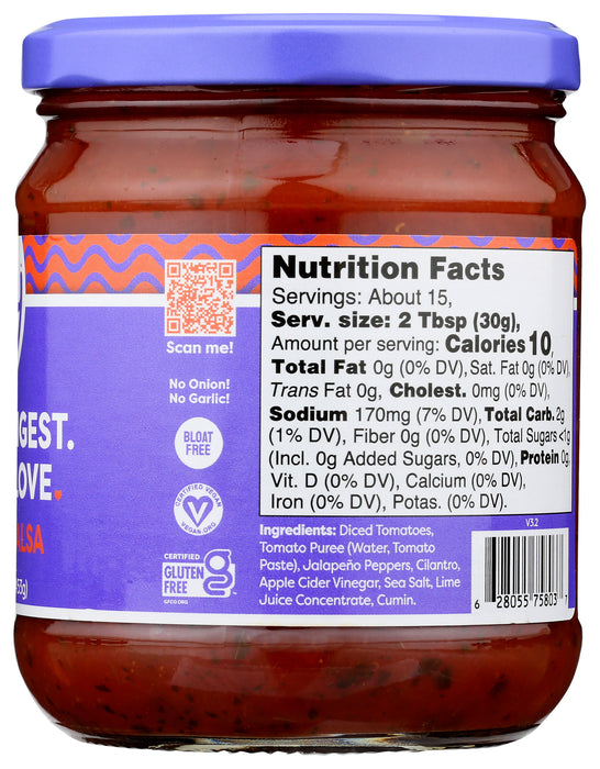 Salsa Medium, No Onion/Garlic, 16 oz