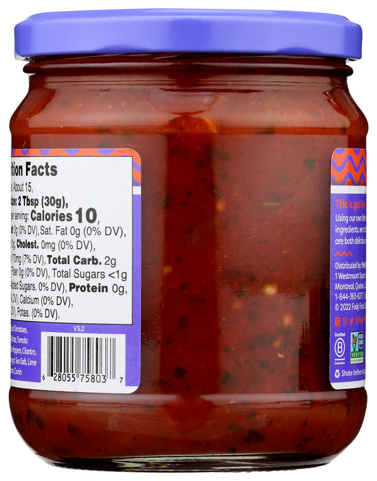 Salsa Medium, No Onion/Garlic, 16 oz