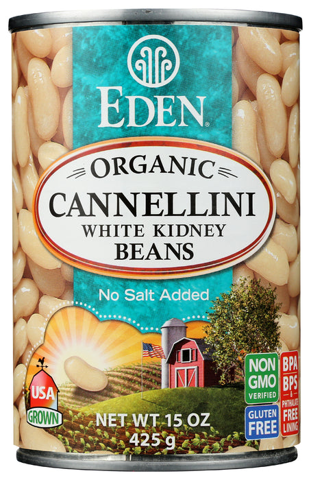 Cannellini White Kidney Beans, Org, 15 oz