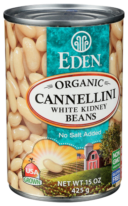 Cannellini White Kidney Beans, Org, 15 oz