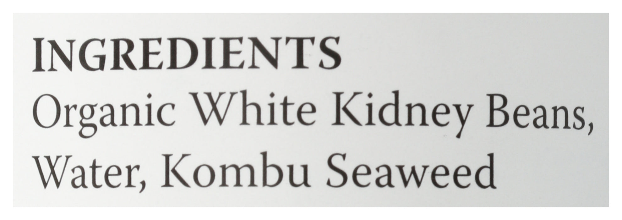 Cannellini White Kidney Beans, Org, 15 oz