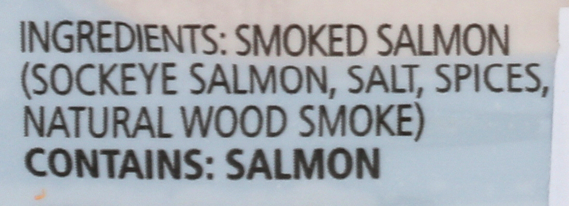 Wild Sockeye Smoked Salmon, SF, 3 oz