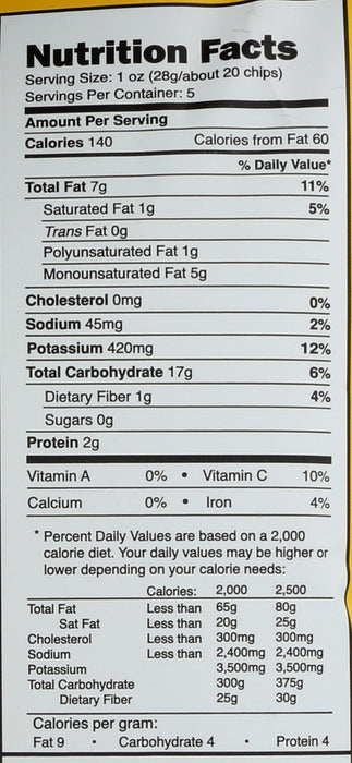 Potato Chips Olive Oil, Rosemary, 5 oz