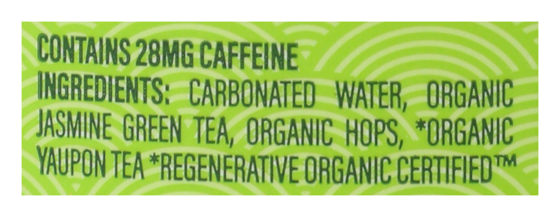 Sparkling Tea, Jasmine Green, 12 fl oz