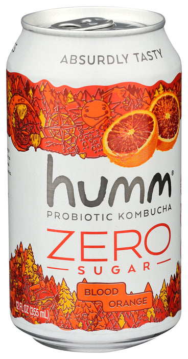 Blood Orange Kombucha, Org, 12 fl oz